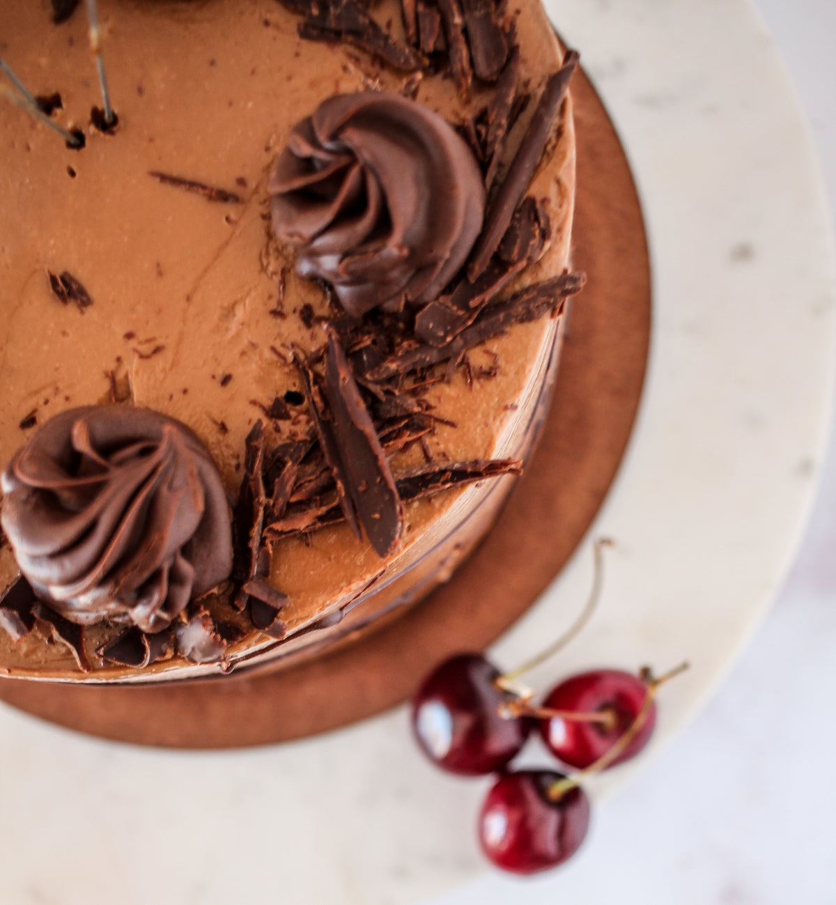 Rum Chocolate Mousse Cake